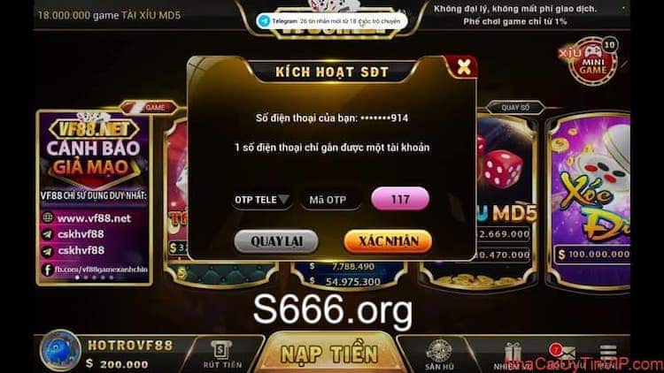 game kích hoạt telegram tặng tiền